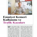 Emniyet Kemeri Kullanımı ve Trafik Kazaları