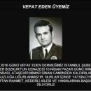 Vefat Eden Üyemiz